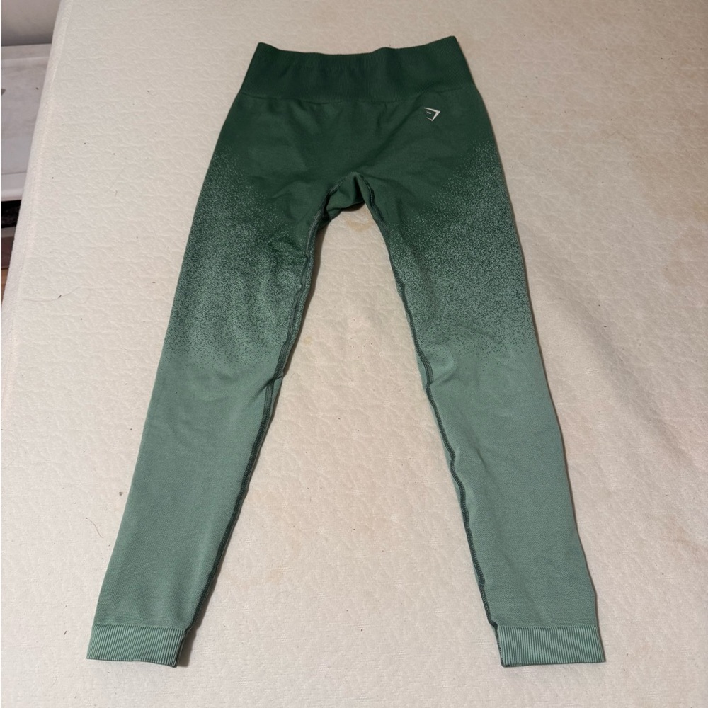 Women’s small green ombré gymshark leggings